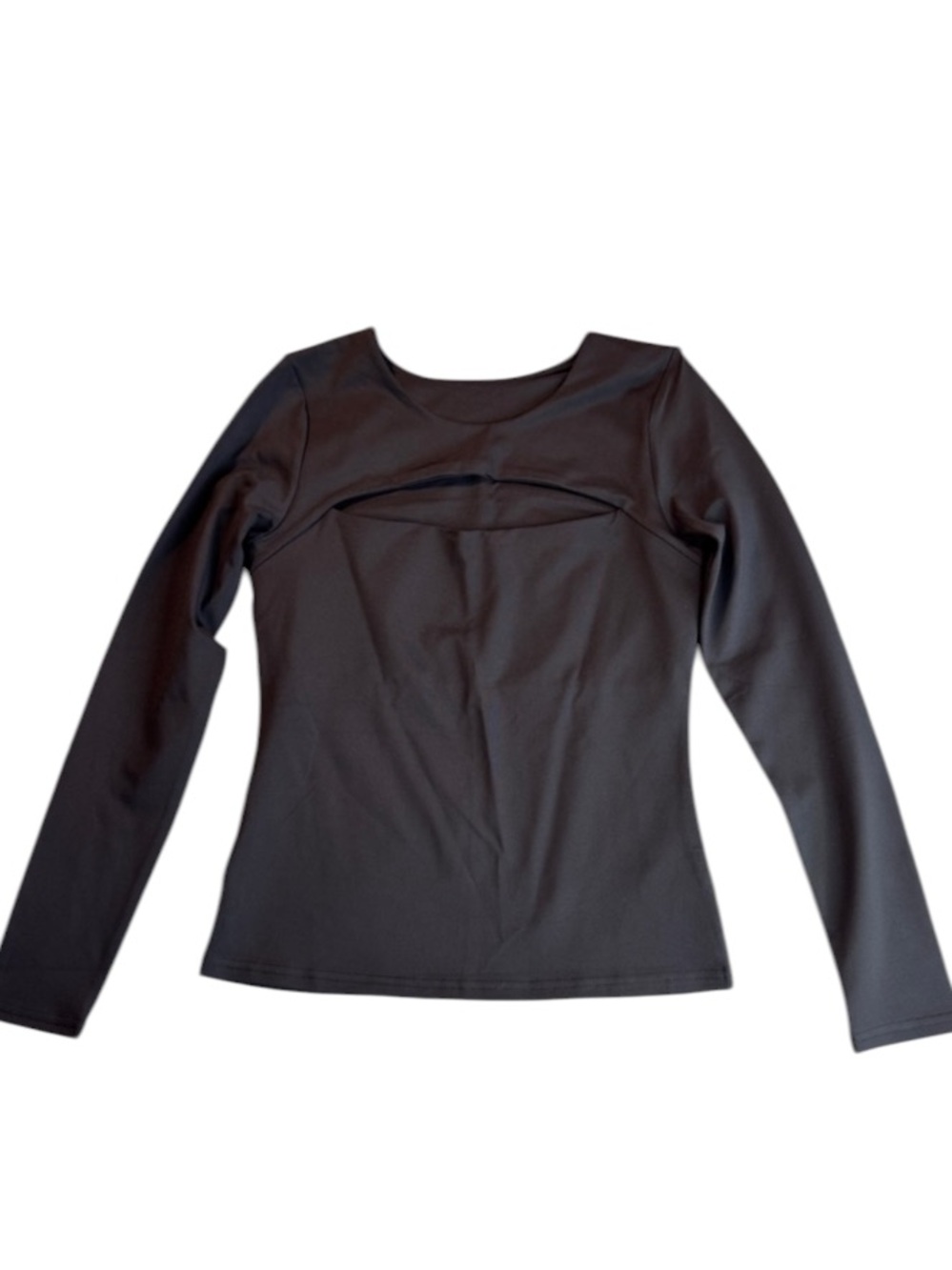 NWT Blackmilk Matte LS Peephole Top ~ LIMITED Black Size Medium - Picture 6 of 12